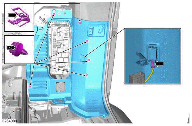 Right Loadspace Trim Panel - 90